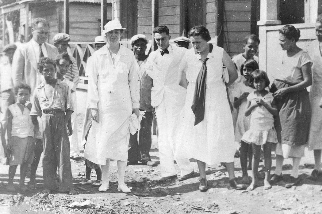 Eleanor Roosevelt and Lorena Hickok in Puerto Rico