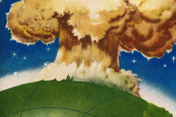 An explosion on Earth
