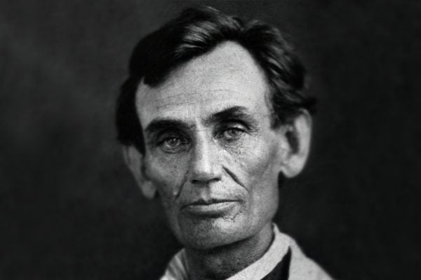 Abraham Lincoln, 1858