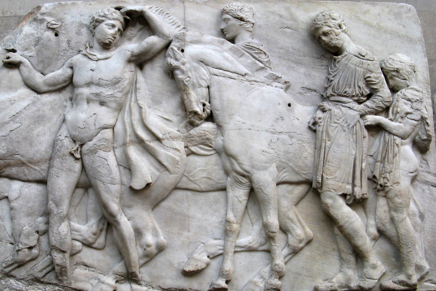 Two Horsemen, Elgin Marbles at the British Museum