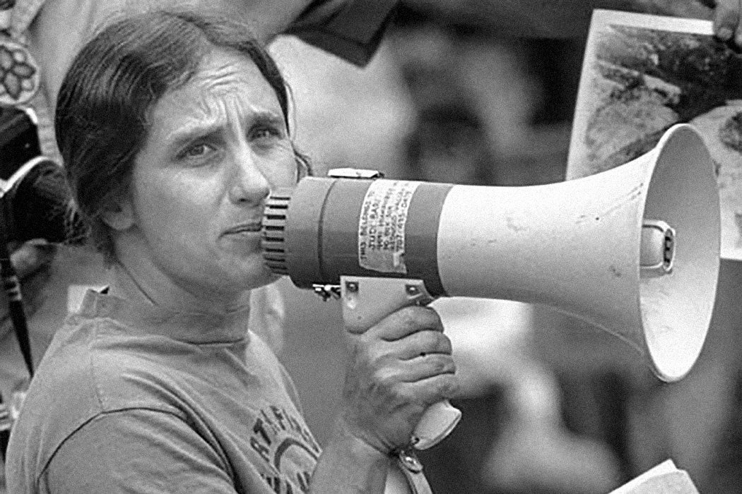 Judi Bari speaks at an Earth First! forest rally in 1990 before she was bombed on the eve of Redwood Summer.