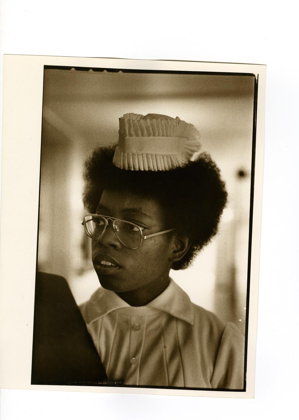 A portrait of a graduate nurse, 1970s