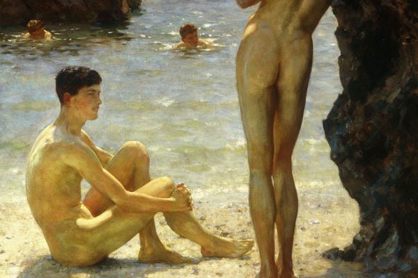 Lovers of the Sun by Henry Scott Tuke