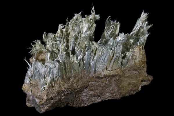 Tremolite asbestos from the Aure Valley, French Pyrenees