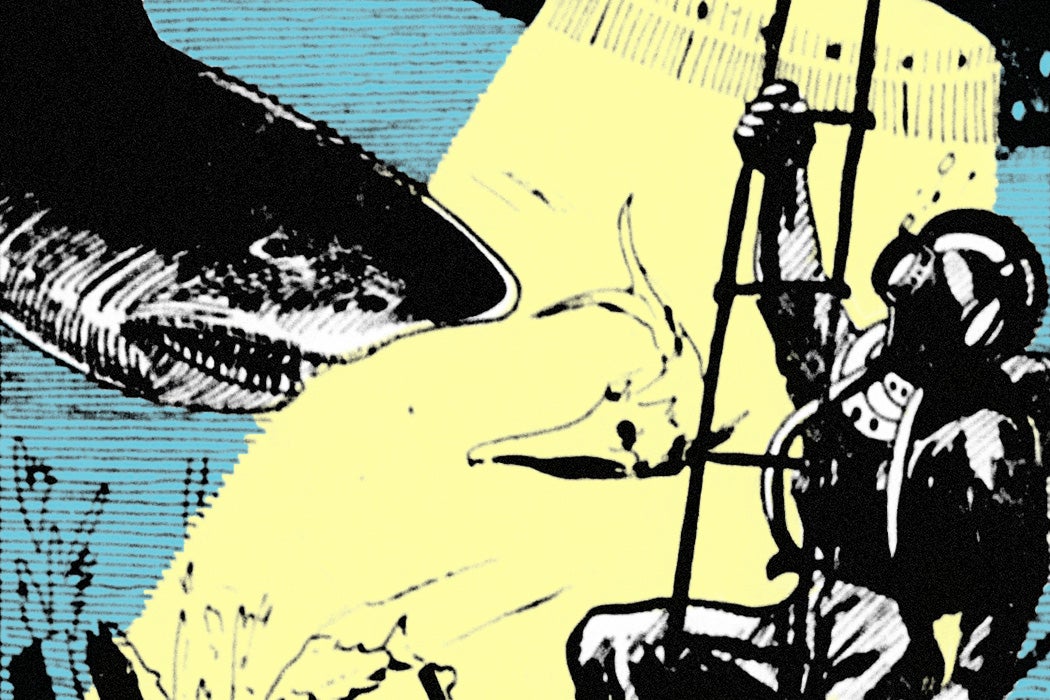 From a movie ad for 20,000 Leagues Under the Sea, 1917