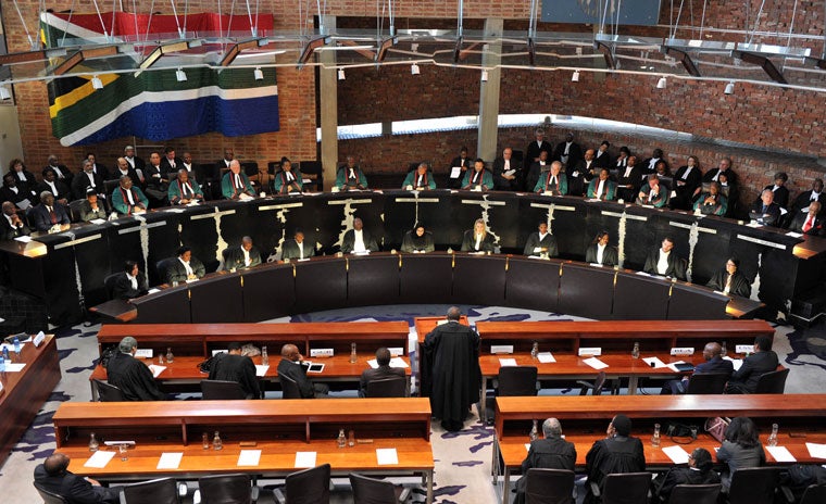 The Constitutional Court of South Africa honours former Chief Justice Pius Langa, August, 2013