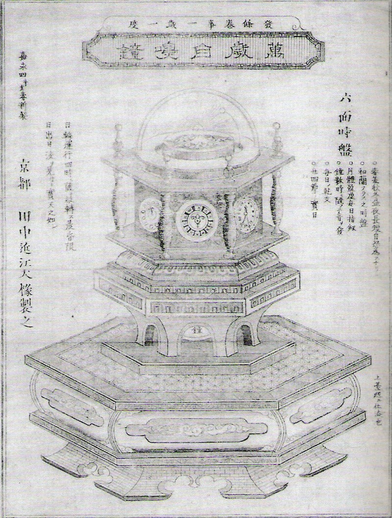 An ad for the Myriad Year Clock