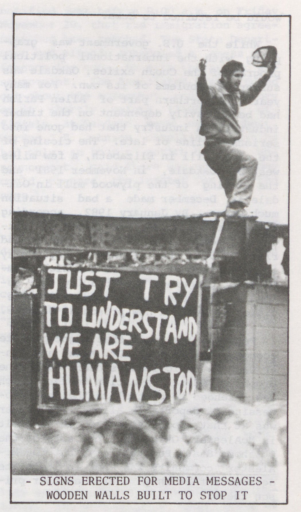 An image from the Oakdale Riot