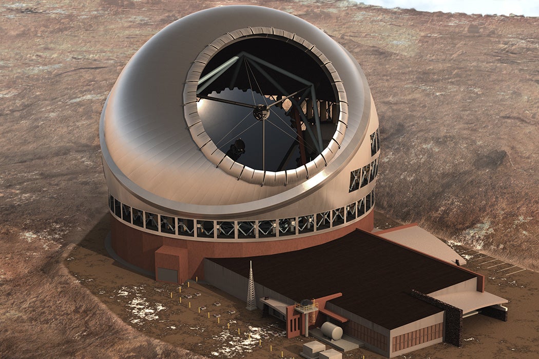 Computer rendering of the Thirty Meter Telescope