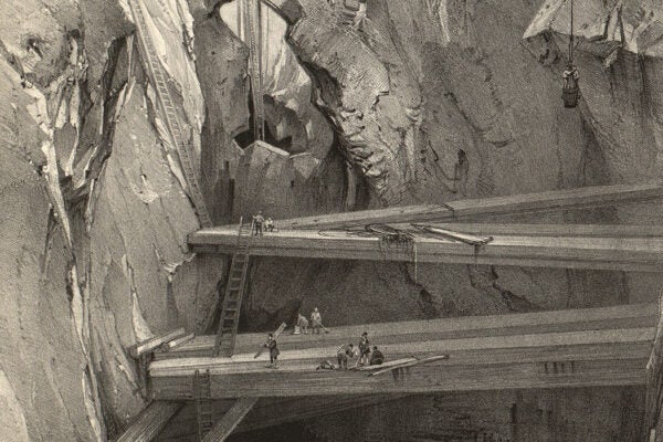 Dannemora mine, Sweden, before 1852