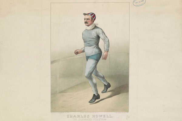 Pedestrian Charles Rowell, 1879