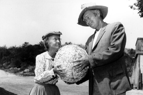 Irene Ryan and Buddy Ebsen star in “The Beverly Hillbillies.”