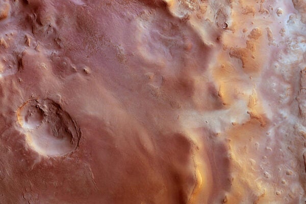 Hellas Chaos on Mars