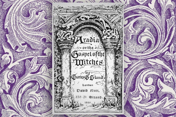 Title page from Aradia, or the Gospel of the Witches, 1899