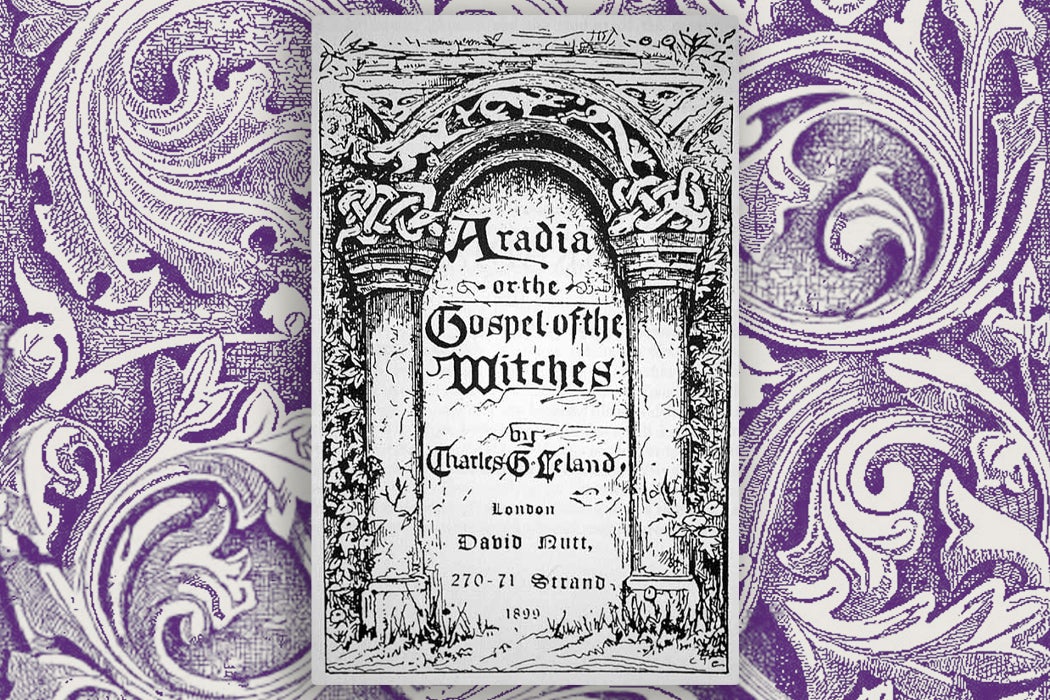 Title page from Aradia, or the Gospel of the Witches, 1899