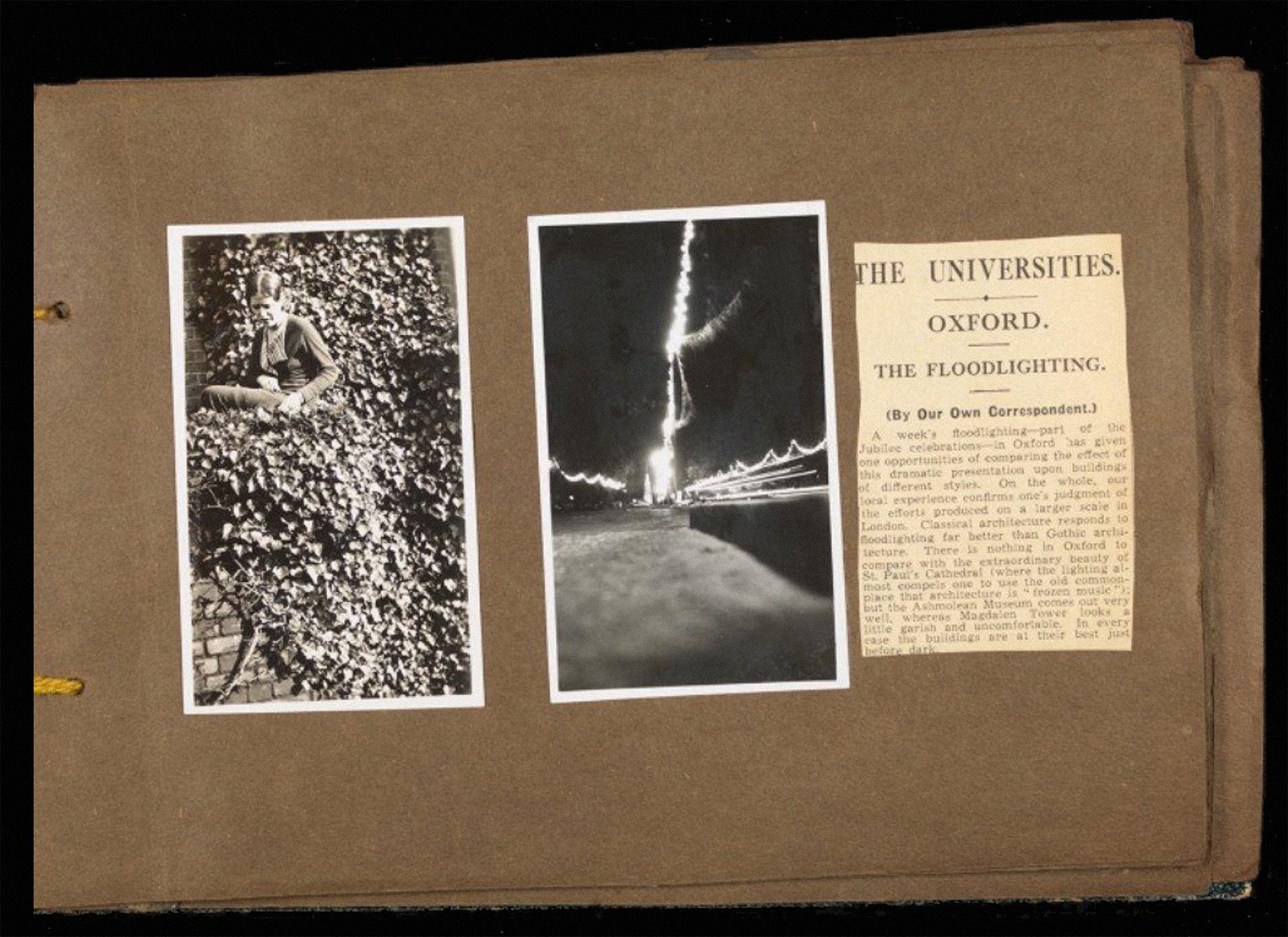 From Merze Tate’s album of photographs from Europe while attending Oxford, ca. 1932-1934. Courtesy Western Michigan University.