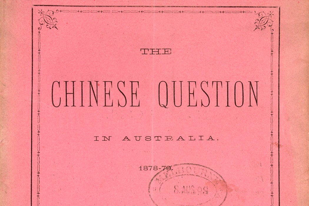 Cover of The Chinese question in Australia, 1878-79