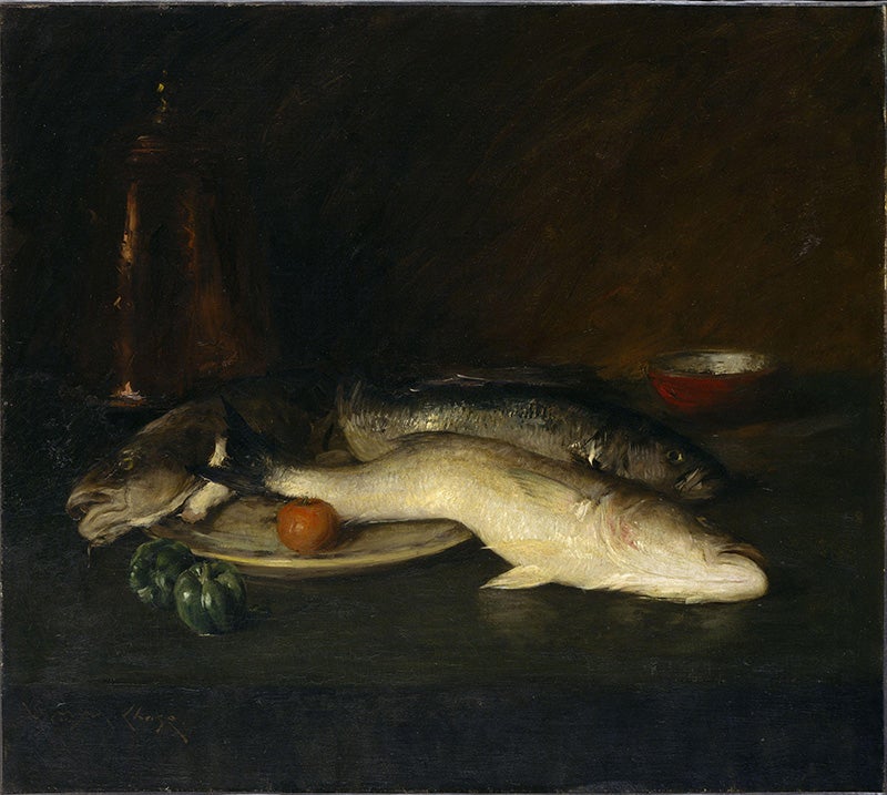 Still Life: Fish by William Merritt Chase, c. 1908