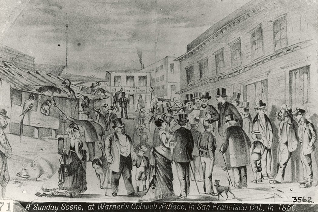 A Sunday Scene, at Warner’s Cobweb Palace