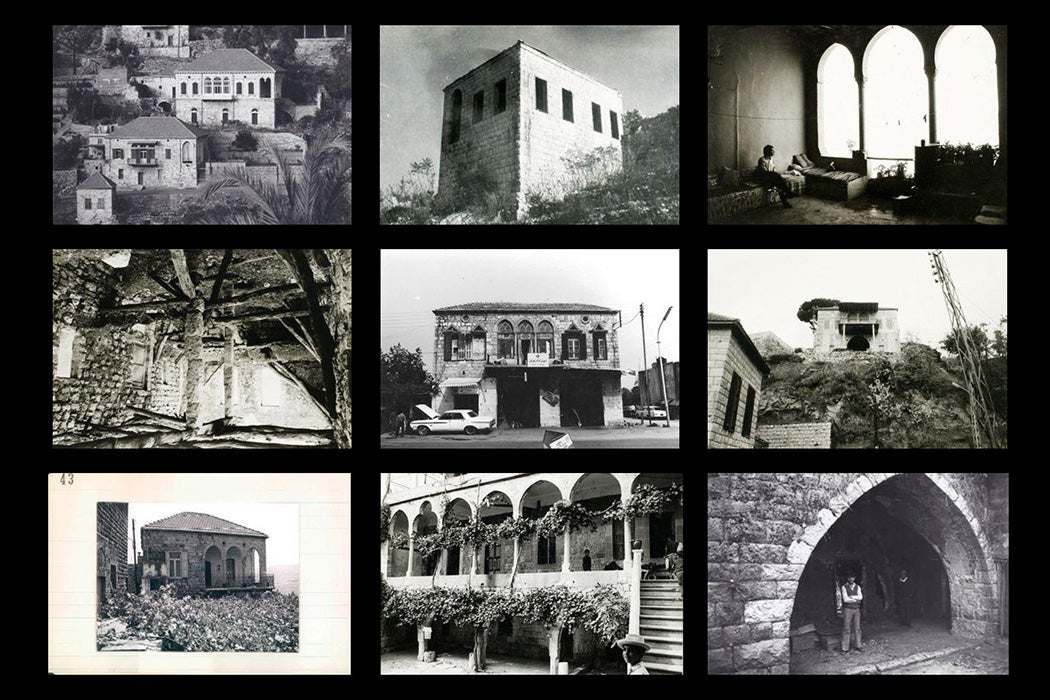 A selection of images from the Heinz Gaube Lebanese Architectural Photographs Collection, housed at Notre Dame University-Louaize