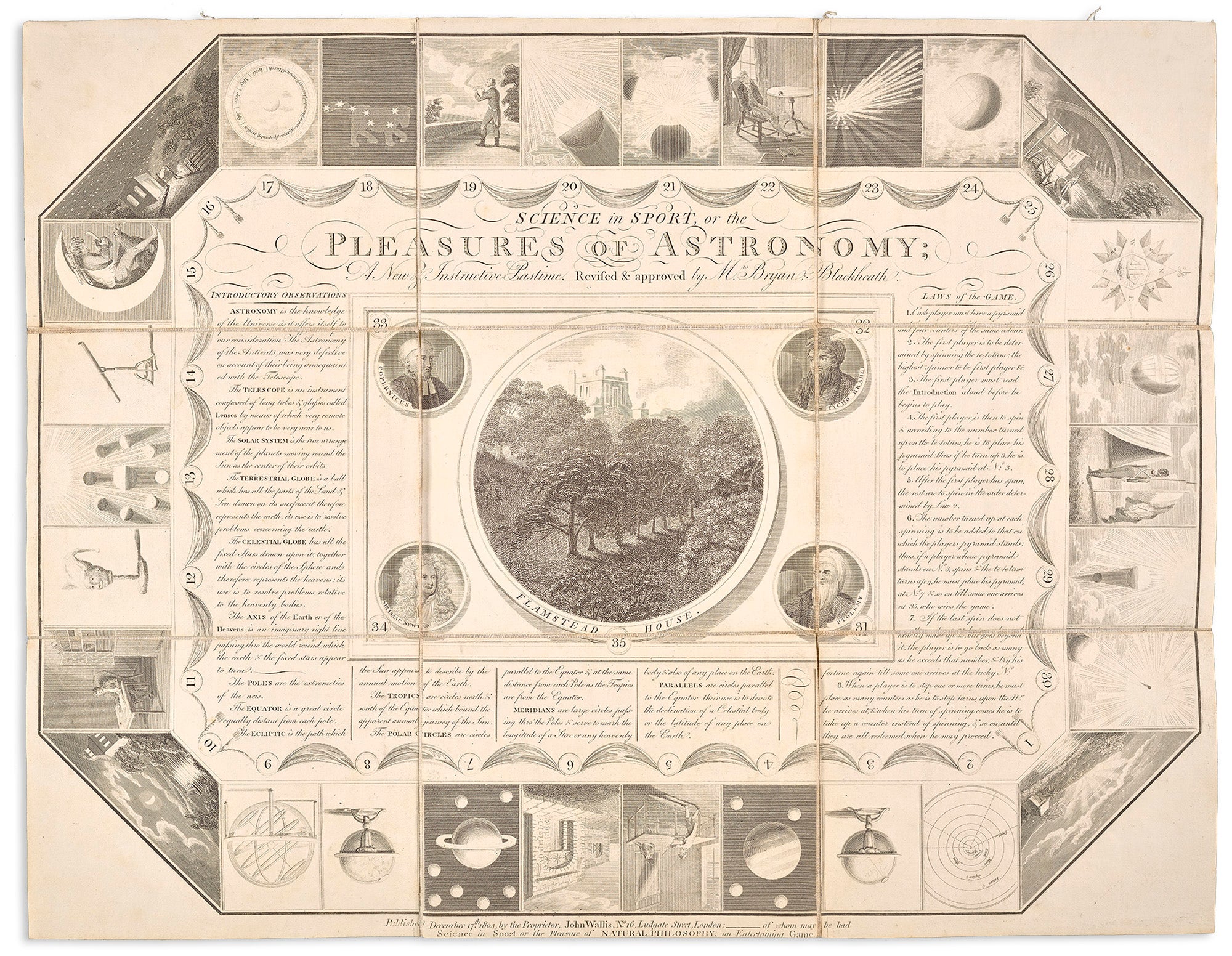 The boardgames Science in Sport, or the Pleasures of Astronomy.